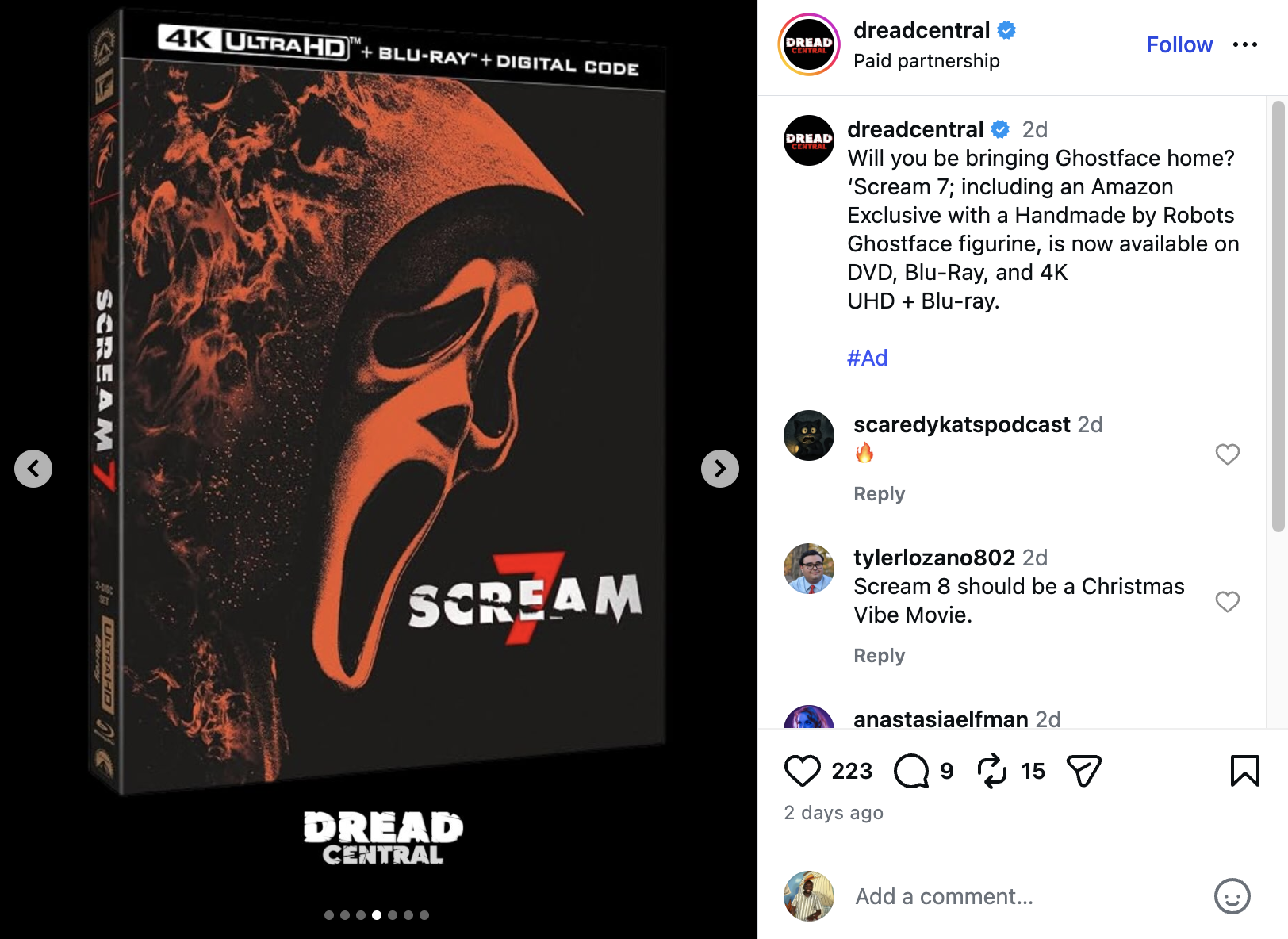 Dread Central - Instagram Post 11